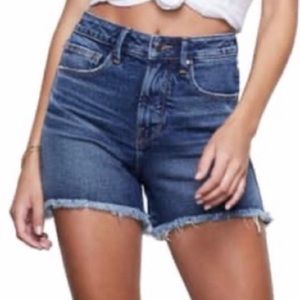 NWT Good American High Waisted Denim Shorts